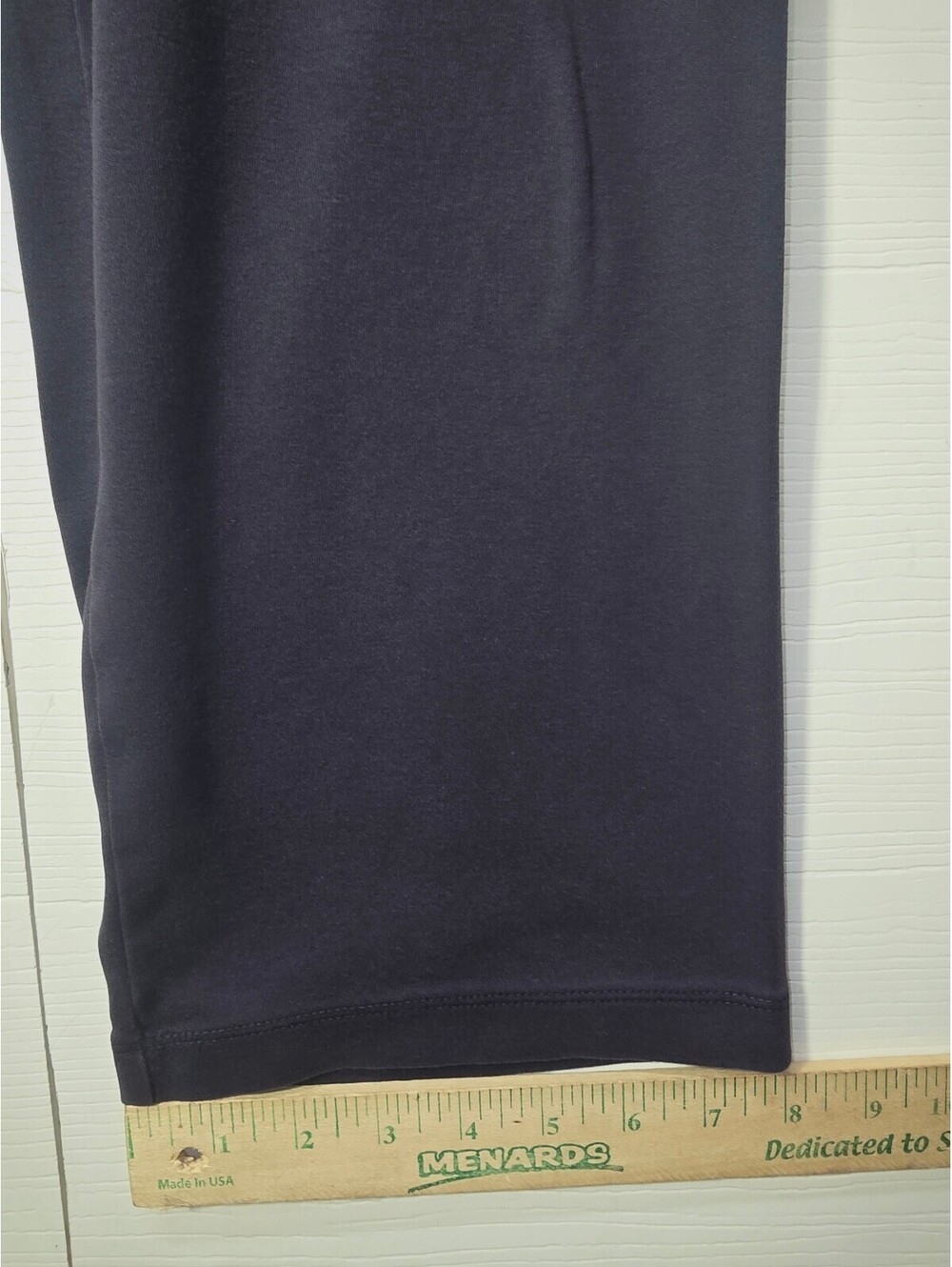 Lands End Womens Medium Dark Navy Blue Elastic Waist Pull On Sweatpants Pants - Picture 4 of 6
